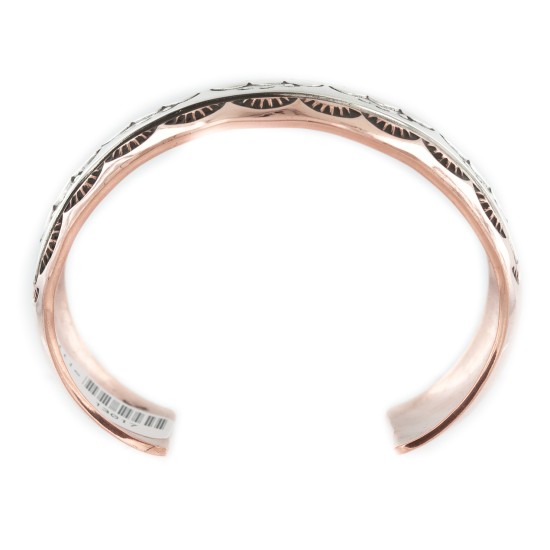 Bearpaw Navajo .925 Sterling Silver Handmade Certified Authentic Pure Copper Native American Bracelet 13017 Bearpaw Navajo .925 Sterling Silver Handmade Certified Authentic Pure Copper Native American Bracelet 13017