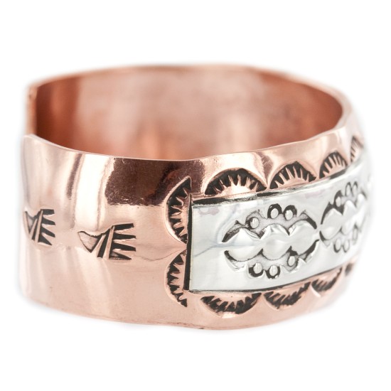 Bearpaw Navajo .925 Sterling Silver Handmade Certified Authentic Pure Copper Native American Bracelet 13017 Bearpaw Navajo .925 Sterling Silver Handmade Certified Authentic Pure Copper Native American Bracelet 13017