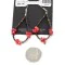 Certified Authentic .925 Sterling Silver Hooks Dangle Natural Heishi Coral Hoop Native American Earrings 18140 Certified Authentic .925 Sterling Silver Hooks Dangle Natural Heishi Coral Hoop Native American Earrings 18140