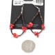Certified Authentic .925 Sterling Silver Hooks Dangle Natural Heishi Coral Hoop Native American Earrings 18140 Certified Authentic .925 Sterling Silver Hooks Dangle Natural Heishi Coral Hoop Native American Earrings 18140