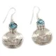 Vintage Style OLD Buffalo Nickel Coin Certified Authentic Navajo .925 Sterling Silver Natural Turquoise Dangle Earrings 18144