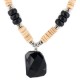 Certified Authentic .925 Sterling Silver Navajo Natural Graduated Melon Shell Black Onyx Native American Necklace 17085 Certified Authentic .925 Sterling Silver Navajo Natural Graduated Melon Shell Black Onyx Native American Necklace 17085