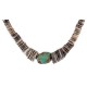 Certified Authentic Navajo .925 Sterling Silver Natural Graduated Heishi Turquoise Native American Necklace 7501008-717 Certified Authentic Navajo .925 Sterling Silver Natural Graduated Heishi Turquoise Native American Necklace 7501008-717
