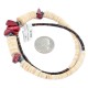 Certified Authentic .925 Sterling Silver Navajo Coral and Natural Turquoise Graduated Melon Shell Native American Necklace 15624-40 Certified Authentic .925 Sterling Silver Navajo Coral and Natural Turquoise Graduated Melon Shell Native American Necklace 15624-40