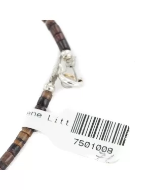 Certified Authentic Navajo .925 Sterling Silver Natural Graduated Heishi Turquoise Native American Necklace 7501008-710 Certified Authentic Navajo .925 Sterling Silver Natural Graduated Heishi Turquoise Native American Necklace 7501008-710