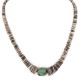 Certified Authentic Navajo .925 Sterling Silver Natural Graduated Heishi Turquoise Native American Necklace 7501008-717 Certified Authentic Navajo .925 Sterling Silver Natural Graduated Heishi Turquoise Native American Necklace 7501008-717