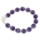 Certified Authentic Navajo Nickel Natural Amethyst Native American Bracelet 13025-2 Certified Authentic Navajo Nickel Natural Amethyst Native American Bracelet 13025-2