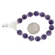 Certified Authentic Navajo Nickel Natural Amethyst Native American Bracelet 13025-2 Certified Authentic Navajo Nickel Natural Amethyst Native American Bracelet 13025-2