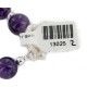 Certified Authentic Navajo Nickel Natural Amethyst Native American Bracelet 13025-2 Certified Authentic Navajo Nickel Natural Amethyst Native American Bracelet 13025-2
