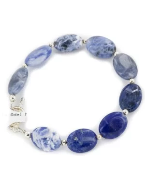 Certified Authentic Navajo Nickel Natural Lapis Native American Bracelet 13025-3 Certified Authentic Navajo Nickel Natural Lapis Native American Bracelet 13025-3