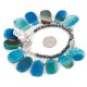 Certified Authentic Navajo Nickel Dyed Quartz Hematite Native American Necklace 25321-1 Certified Authentic Navajo Nickel Dyed Quartz Hematite Native American Necklace 25321-1