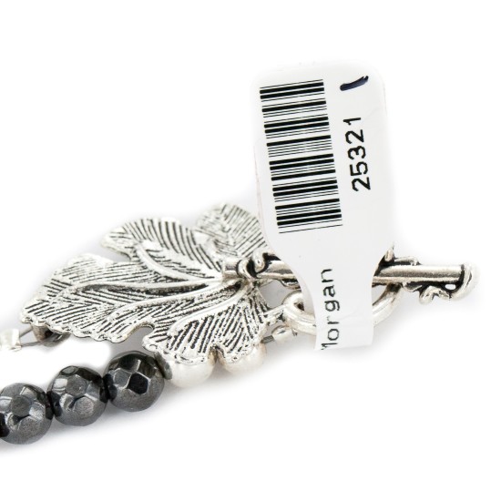 Certified Authentic Navajo Nickel Dyed Quartz Hematite Native American Necklace 25321-1 Certified Authentic Navajo Nickel Dyed Quartz Hematite Native American Necklace 25321-1
