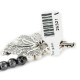 Certified Authentic Navajo Nickel Dyed Quartz Hematite Native American Necklace 25321-1 Certified Authentic Navajo Nickel Dyed Quartz Hematite Native American Necklace 25321-1