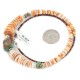 Certified Authentic Navajo .925 Sterling Silver Natural Turquoise Graduated Spiny Oyster Native American Necklace 17059