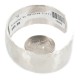 Hammered Nickel Navajo Handmade Certified Authentic Native American Cuff Bracelet 13005