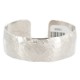 Hammered Nickel Navajo Handmade Certified Authentic Native American Cuff Bracelet 13005