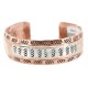 Navajo .925 Sterling Silver Handmade Certified Authentic Pure Copper Native American Bracelet 12999