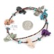 Delicate Certified Authentic Navajo .925 Sterling Silver Natural Turquoise Multicolor Stones Native American Necklace 17046-2 Delicate Certified Authentic Navajo .925 Sterling Silver Natural Turquoise Multicolor Stones Native American Necklace 17046-2
