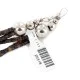 3 Strand Certified Authentic Navajo .925 Sterling Silver Natural Multicolor Stones Native American Necklace  25318