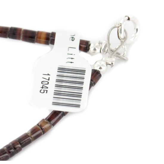 Bear Certified Authentic Navajo .925 Sterling Silver Natural Turquoise Green Jasper Hematite Agate Native American Necklace 17045 Bear Certified Authentic Navajo .925 Sterling Silver Natural Turquoise Green Jasper Hematite Agate Native American Necklace 17045