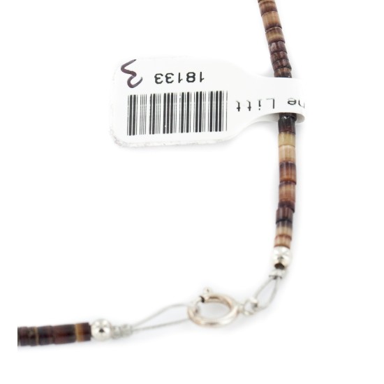 3 Strand Certified Authentic Navajo .925 Sterling Silver Natural Turquoise Coral Native American Necklace 18133-3 3 Strand Certified Authentic Navajo .925 Sterling Silver Natural Turquoise Coral Native American Necklace 18133-3