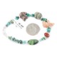 Delicate Certified Authentic Navajo .925 Sterling Silver Natural Turquoise Jasper Native American Bracelet 12979-1 Delicate Certified Authentic Navajo .925 Sterling Silver Natural Turquoise Jasper Native American Bracelet 12979-1