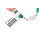 Delicate Certified Authentic Navajo .925 Sterling Silver Natural Turquoise Native American Pink Quartz Bracelet 12978-1