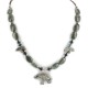 Bear Certified Authentic Navajo .925 Sterling Silver Natural Turquoise Green Jasper Hematite Agate Native American Necklace 17045 Bear Certified Authentic Navajo .925 Sterling Silver Natural Turquoise Green Jasper Hematite Agate Native American Necklace 17045
