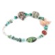 Delicate Certified Authentic Navajo .925 Sterling Silver Natural Turquoise Jasper Native American Bracelet 12979-1 Delicate Certified Authentic Navajo .925 Sterling Silver Natural Turquoise Jasper Native American Bracelet 12979-1