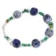Delicate Certified Authentic Navajo .925 Sterling Silver Natural Turquoise Lapis Native American Bracelet 12976-2 Delicate Certified Authentic Navajo .925 Sterling Silver Natural Turquoise Lapis Native American Bracelet 12976-2