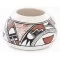 $200 Handmade Handpainted Certified Authentic Hopi R.Tsinnij Keams Canyon Native American Pottery 102494-7 $200 Handmade Handpainted Certified Authentic Hopi R.Tsinnij Keams Canyon Native American Pottery 102494-7