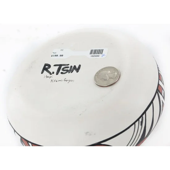 $200 Handmade Handpainted Certified Authentic Hopi R.Tsinnij Keams Canyon Native American Pottery 102494-7 $200 Handmade Handpainted Certified Authentic Hopi R.Tsinnij Keams Canyon Native American Pottery 102494-7
