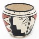$200 Handmade Handpainted Certified Authentic Hopi R.Tsinnij Keams Canyon Native American Pottery 2 102494-4