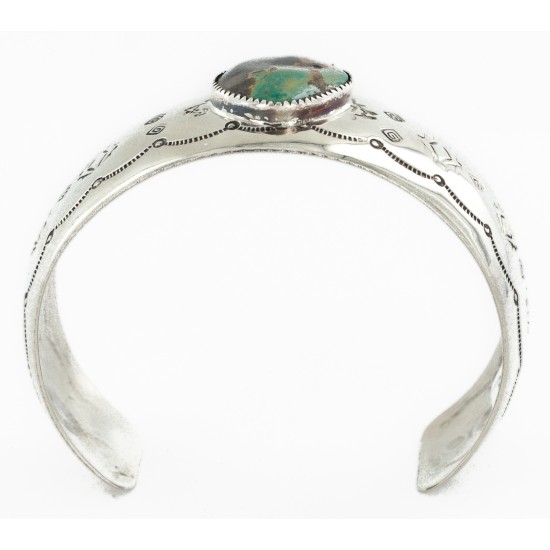 Handmade Horse Certified Authentic Navajo Nickel Natural Turquoise Native American Bracelet 01 12784-12 Handmade Horse Certified Authentic Navajo Nickel Natural Turquoise Native American Bracelet 01 12784-12