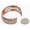 Handmade Certified Authentic Navajo Pure .925 Sterling Silver and Copper Native American Bracelet 24452-2 Handmade Certified Authentic Navajo Pure .925 Sterling Silver and Copper Native American Bracelet 24452-2