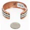 Handmade Certified Authentic Navajo Pure .925 Sterling Silver and Copper Native American Bracelet 24452-2 Handmade Certified Authentic Navajo Pure .925 Sterling Silver and Copper Native American Bracelet 24452-2
