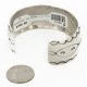 Handmade Kokopelli Certified Authentic Navajo Nickel Natural Turquoise Native American Bracelet 01 12784-5 Handmade Kokopelli Certified Authentic Navajo Nickel Natural Turquoise Native American Bracelet 01 12784-5