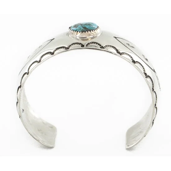 Handmade Kokopelli Certified Authentic Navajo Nickel Natural Turquoise Native American Bracelet 01 12784-5 Handmade Kokopelli Certified Authentic Navajo Nickel Natural Turquoise Native American Bracelet 01 12784-5