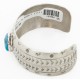 Handmade Kokopelli Certified Authentic Navajo Nickel Natural Turquoise Native American Bracelet 02 12784-11 Handmade Kokopelli Certified Authentic Navajo Nickel Natural Turquoise Native American Bracelet 02 12784-11