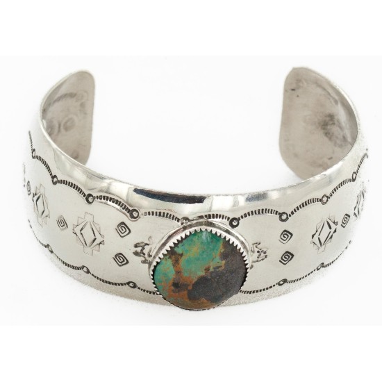 Handmade Horse Certified Authentic Navajo Nickel Natural Turquoise Native American Bracelet 01 12784-12 Handmade Horse Certified Authentic Navajo Nickel Natural Turquoise Native American Bracelet 01 12784-12