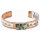 Handmade Horse Certified Authentic Navajo Pure .925 Sterling Silver and Copper Natural Turquoise Native American Bracelet 1286-3 Handmade Horse Certified Authentic Navajo Pure .925 Sterling Silver and Copper Natural Turquoise Native American Bracelet 1286-3