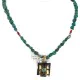Certified Authentic 12kt Gold Filled and .925 Sterling Silver Handmade Flower Natural Turquoise Coral Native American Necklace 24300-15851-10 Certified Authentic 12kt Gold Filled and .925 Sterling Silver Handmade Flower Natural Turquoise Coral Native American Necklace 24300-15851-10