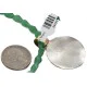 Certified Authentic Wolf 12kt Gold Filled and .925 Sterling Silver Handmade Natural Turquoise Jade Native American Necklace 24420-4-10225 Certified Authentic Wolf 12kt Gold Filled and .925 Sterling Silver Handmade Natural Turquoise Jade Native American Necklace 24420-4-10225