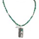 Certified Authentic .925 Sterling Silver Handmade Storyteller Natural Turquoise Native American Necklace 24424-3-790102 Certified Authentic .925 Sterling Silver Handmade Storyteller Natural Turquoise Native American Necklace 24424-3-790102