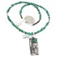 Certified Authentic .925 Sterling Silver Handmade Storyteller Natural Turquoise Native American Necklace 24424-3-790102 Certified Authentic .925 Sterling Silver Handmade Storyteller Natural Turquoise Native American Necklace 24424-3-790102