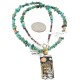 Certified Authentic 12kt Gold Filled .925 Sterling Silver Handmade Storyteller Natural Turquoise Spiny Oyster Native American Necklace 24302-15917-24
