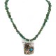 Certified Authentic 12kt Gold Filled and .925 Sterling Silver Handmade Gecko Natural Turquoise Native American Necklace 24422-6-16065-6 Certified Authentic 12kt Gold Filled and .925 Sterling Silver Handmade Gecko Natural Turquoise Native American Necklace 24422-6-16065-6