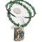 Certified Authentic 12kt Gold Filled and .925 Sterling Silver Handmade Gecko Natural Turquoise Native American Necklace 24422-6-16065-6