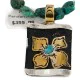 Certified Authentic 12kt Gold Filled and .925 Sterling Silver Handmade Flower Natural Turquoise Coral Native American Necklace 24300-15851-10 Certified Authentic 12kt Gold Filled and .925 Sterling Silver Handmade Flower Natural Turquoise Coral Native American Necklace 24300-15851-10