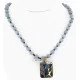 Certified Authentic 12kt Gold Filled and .925 Sterling Silver Handmade Flower Natural Turquoise Lapis Agate Native American Necklace 24301-16033 Certified Authentic 12kt Gold Filled and .925 Sterling Silver Handmade Flower Natural Turquoise Lapis Agate Native American Necklace 24301-16033